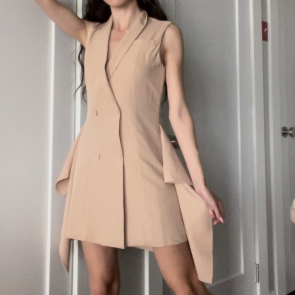 Office sleeveless blazer / dress - Picture 2 of 5